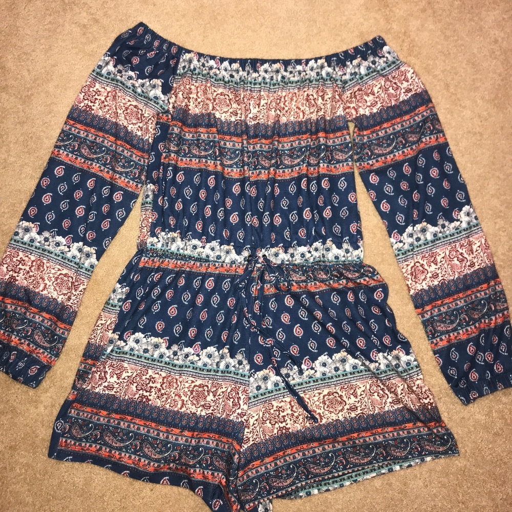 Topshop Multicolor Romper, size 4